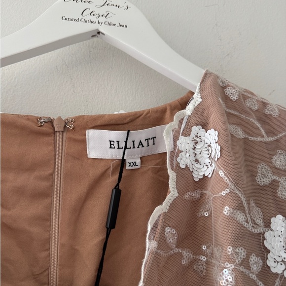 ELLIATT NWT Elodie Mini Puff Sleeve Dress XXL - Picture 8 of 8